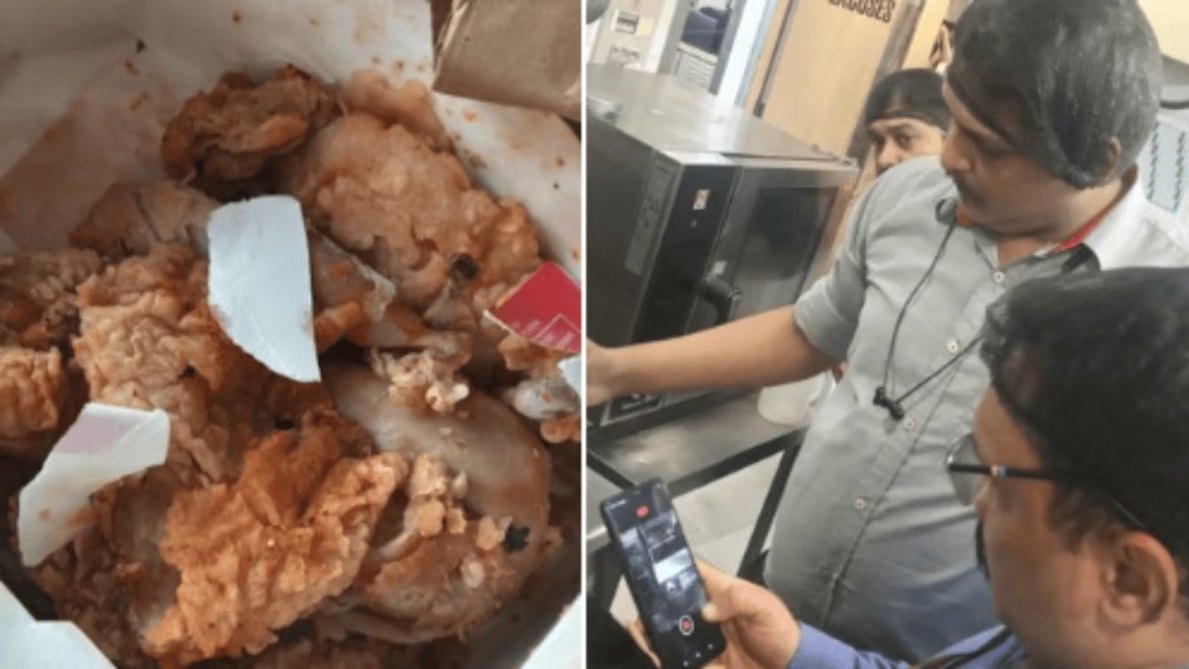 ग्राहक की शिकायत पर मंगलुरु में KFC आउटलेट पर छापा, ‘बासी और बदबूदार चिकन’ आरोप में किया सील