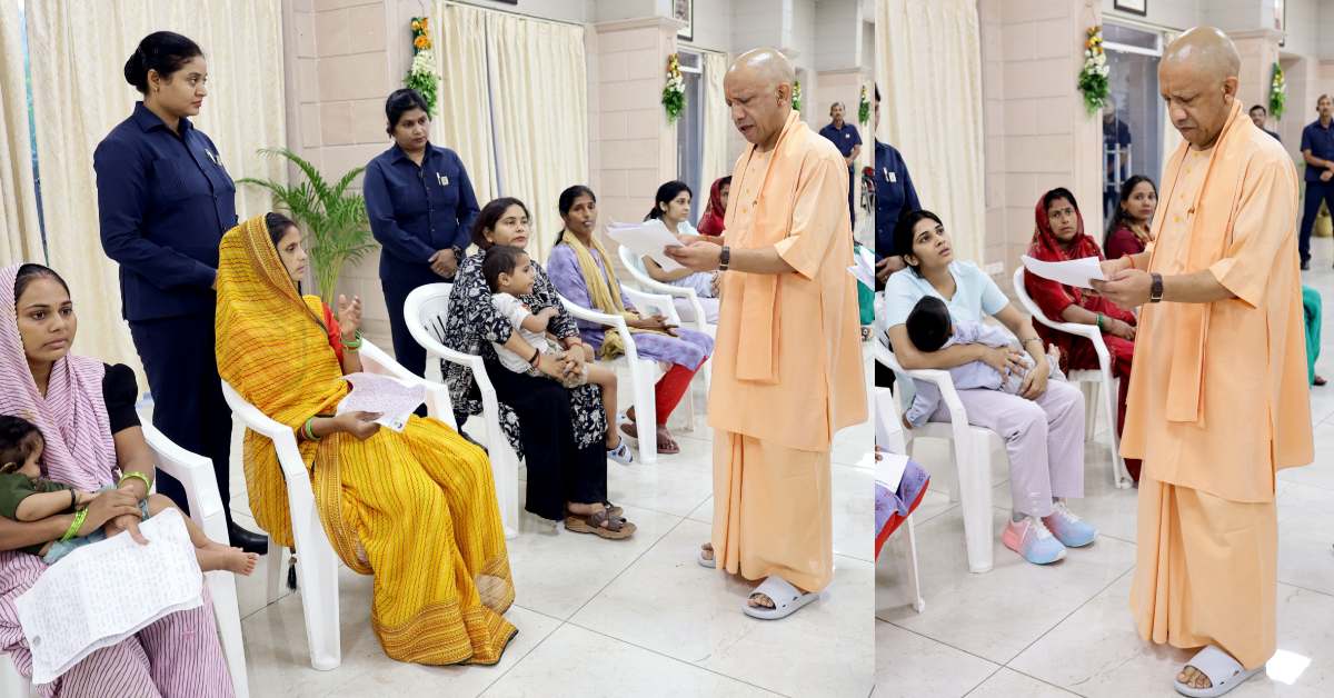मूसलाधार बारिश में बच्चे को गोद में लेकर पहुंची सीतापुर की रोली, योगी ने सुनी फरियाद, इलाज के लिए तत्काल मदद के निर्देश