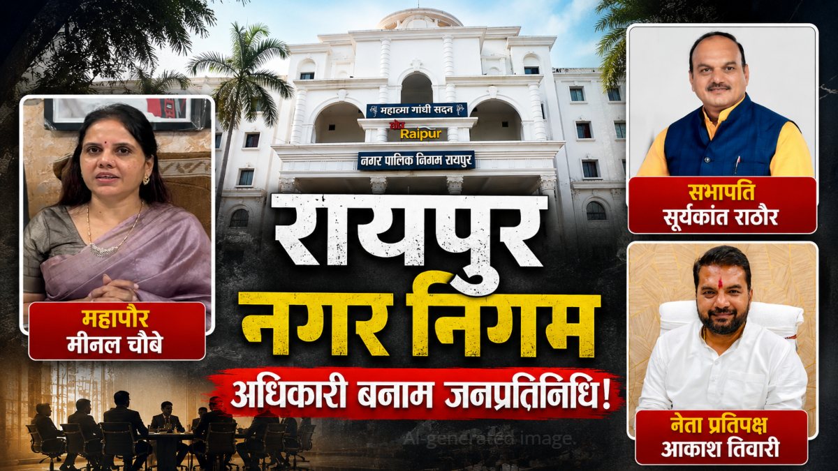 रायपुर नगर निगम में अधिकारी बनाम जनप्रतिनिधि! सभापति सूर्यकांत राठौर ने कहा- ईगो से हो रहा नुकसान, महापौर चौबे बोलीं- समन्वय की कमी