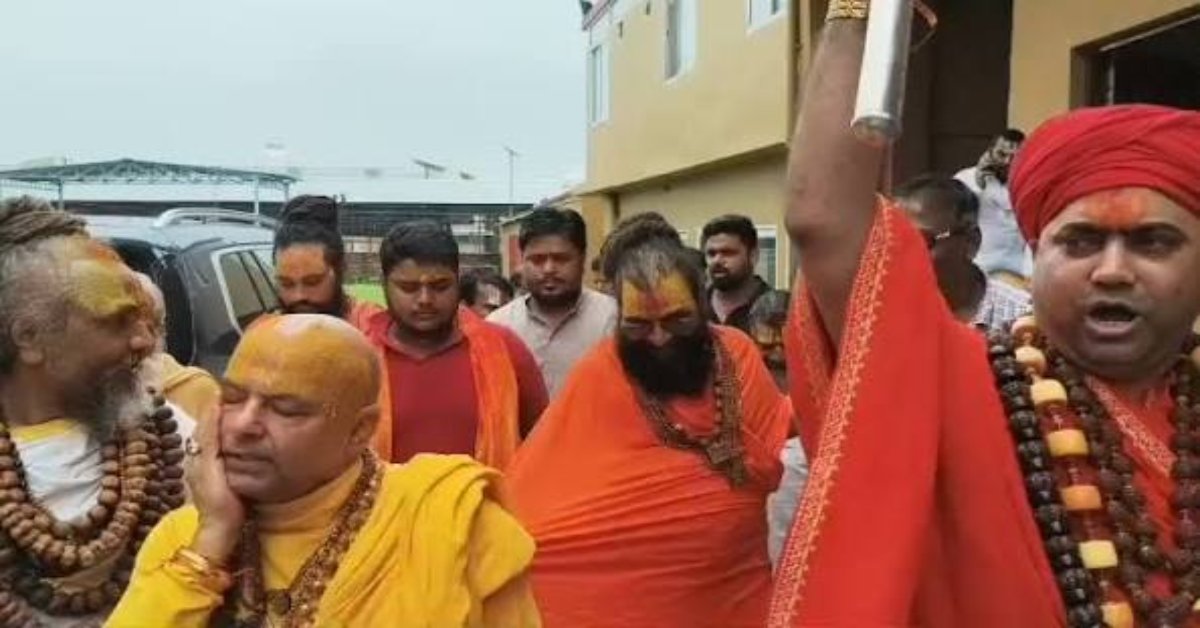 विरोध तो चंपत राय का था, पुलिस क्यों बिफरी..? संतों की बैठक से पहले झड़प, ट्रस्ट से मिलीभगत का आरोप