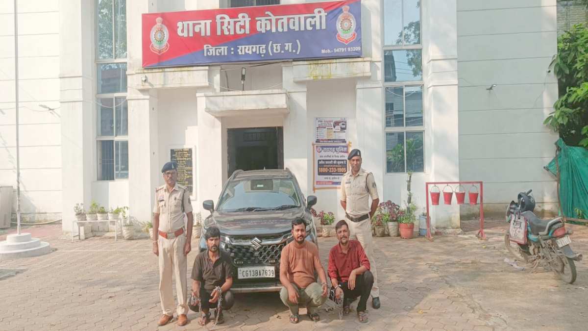 रायगढ़ से चोरी, रायपुर में बिक्री और बिलासपुर से बरामदगी, 300 CCTV फुटेज खंगालने के बाद आरोपियों तक पहुंची पुलिस