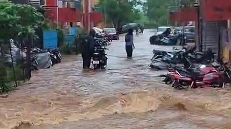 Chakradharpur Rain: 16 घंटे की बारिश ने बढ़ाई परेशानी, सड़कें बनीं तालाब, रेलवे क्षेत्र में गिरा विशाल पेड़