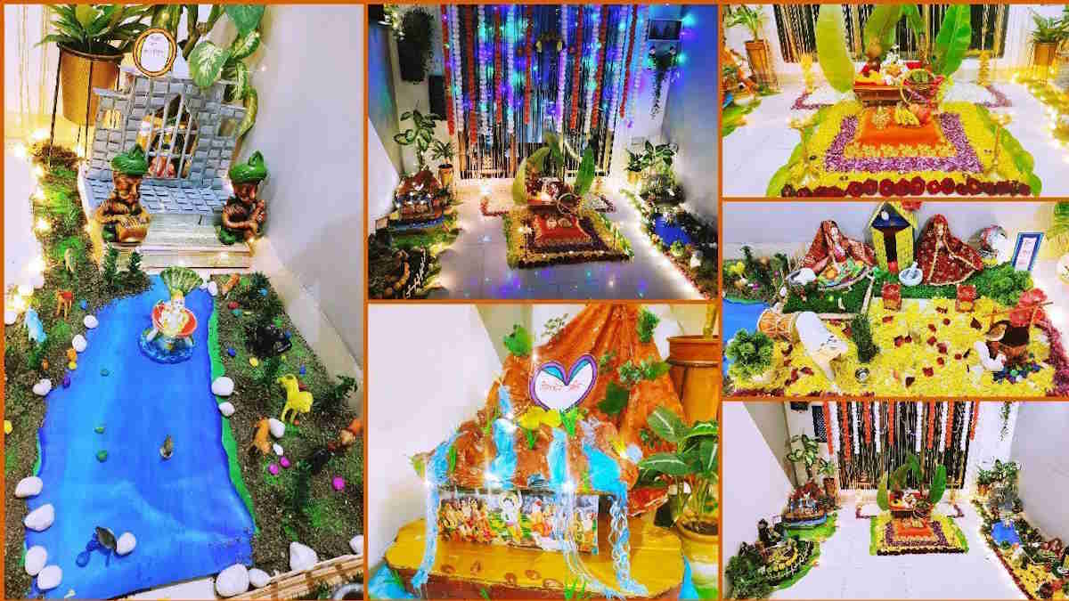 जन्माष्टमी पर घर के मंदिर में सजाएं कान्हा की झांकी, इन क्रिएटिव आइडियाज से पूरी सजावट लगेगी खास