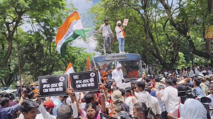 विधानसभा घेराव के बाद छात्रों पर FIR: 100 नामजद, 500 अज्ञात, ABVP ने देशभर में आंदोलन का किया ऐलान