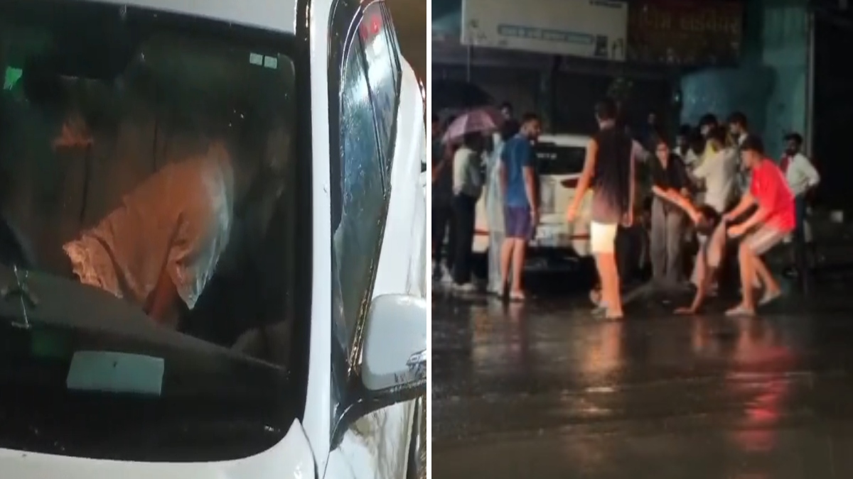 एक्सीडेंट के बाद कपल ने किया रोमांस! लोगों ने की  जमकर पिटाई, वीडियो हुआ वायरल