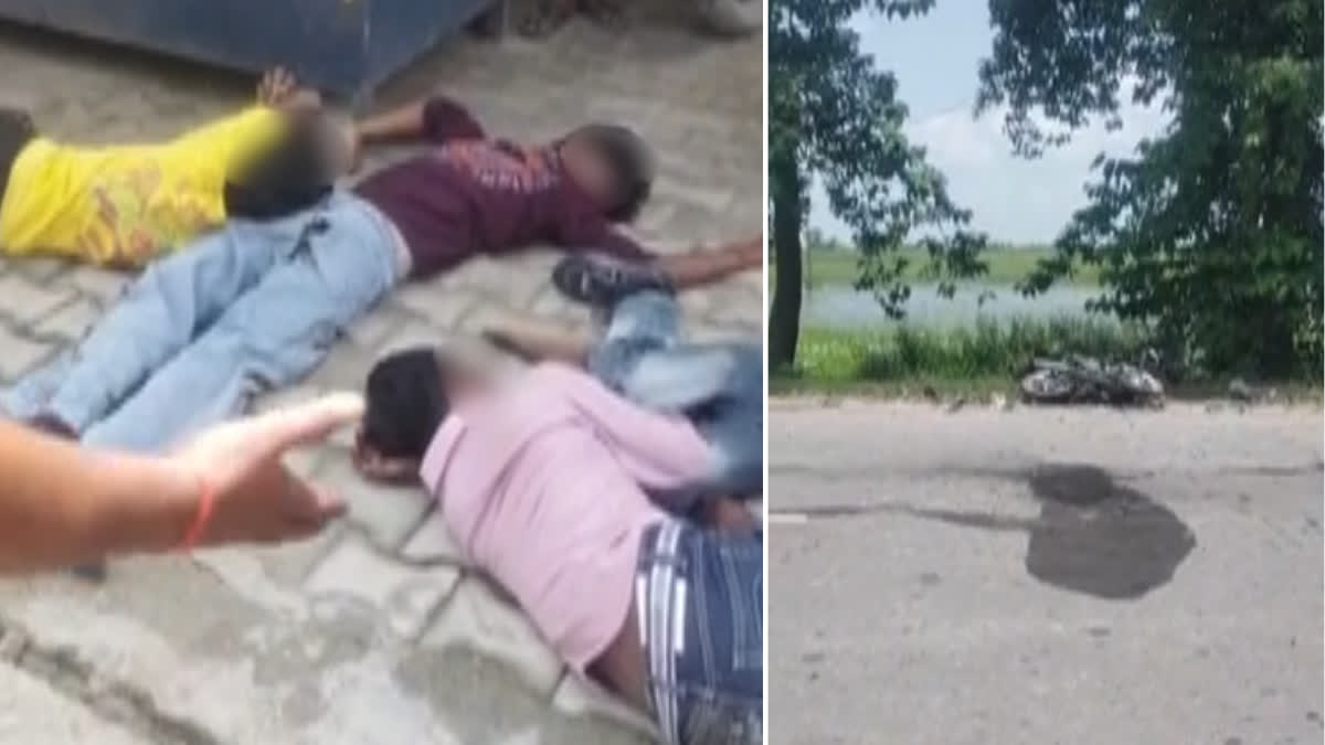 एक बाइक पर सवार थे 5 दोस्त, पलक झपकते ही उजड़ गईं खुशियां: लखीमपुर में कार ने मारी जोरदार टक्कर, 2 की मौत