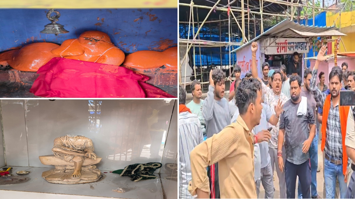 धार्मिक स्थल पर तोड़फोड़: शिव-हनुमान और साईं बाबा की प्रतिमाएं क्षतिग्रस्त, इलाके में भारी पुलिस बल तैनात