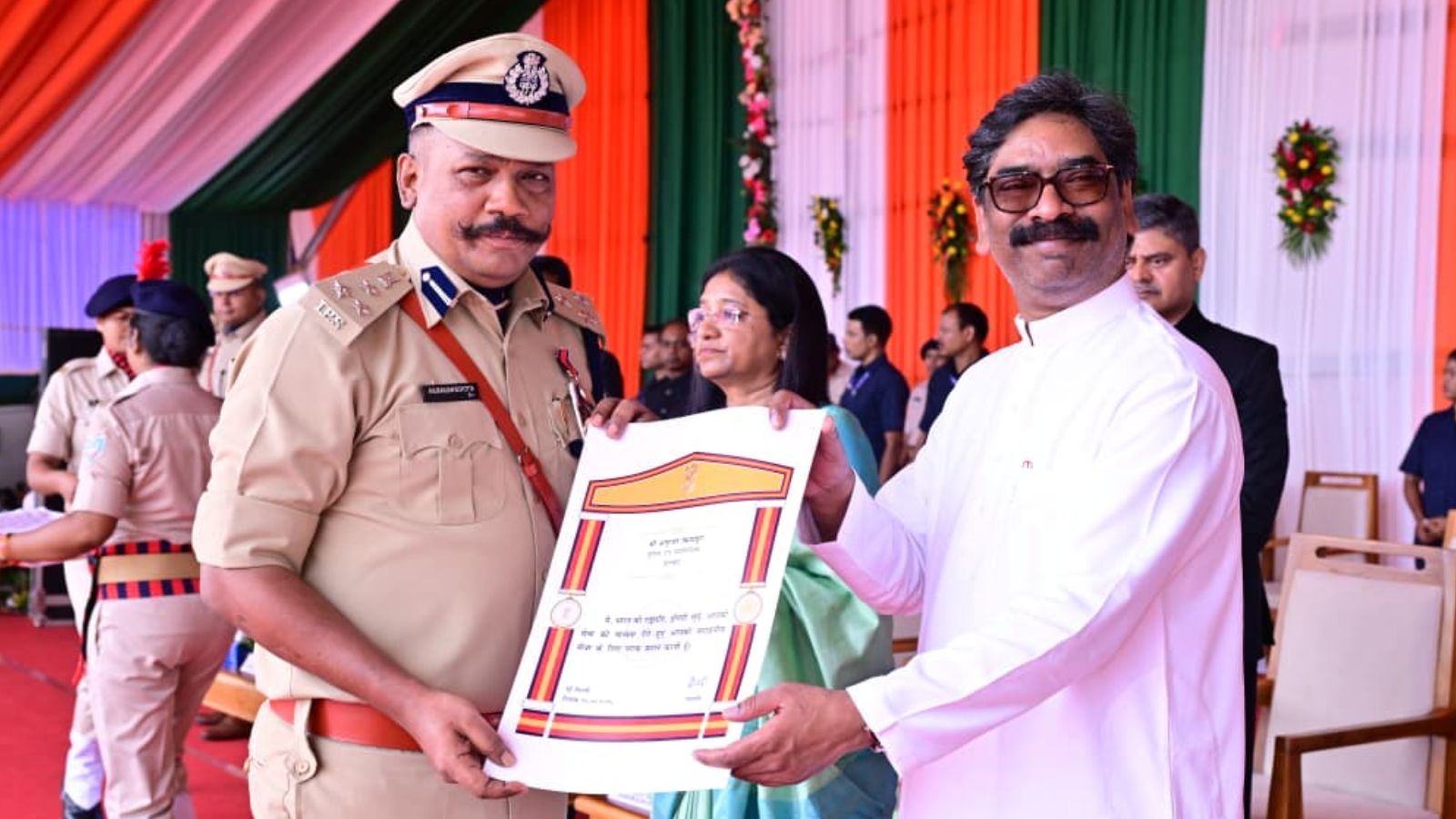 झारखंड पुलिस के जवानों का सम्मान : 1 को राष्ट्रपति पदक, 5 को वीरता और 23 को सराहनीय सेवा पदक