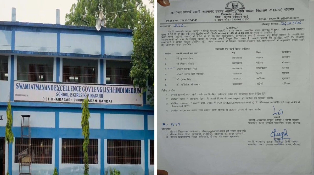 प्रभारी प्राचार्य की कुर्सी का भी ‘साप्ताहिक रोस्टर’! सोमवार से शनिवार तक 6 शिक्षक संभालते जिम्मेदारी, DEO ने लगाई रोक
