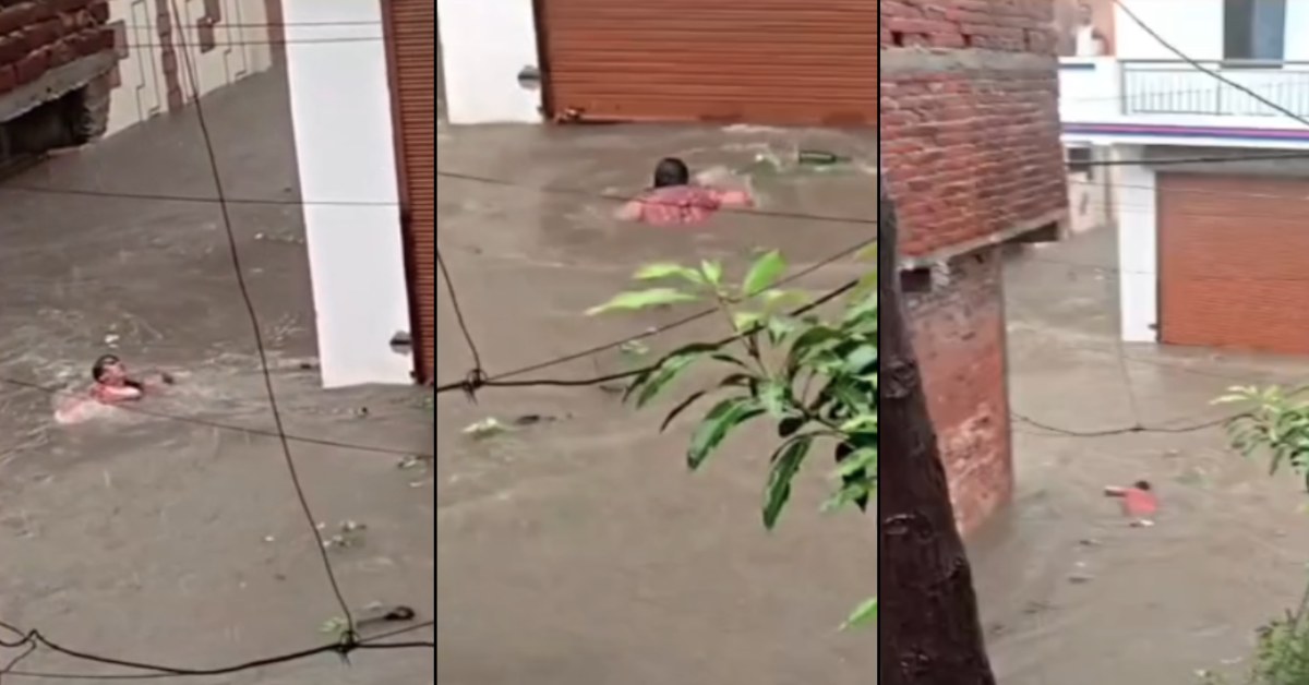 रीवा में बारिश ने मचाई तबाही! पानी की तेज धार में बही महिला और फिर…