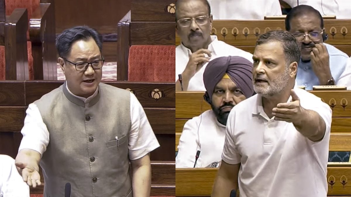 ‘संसद राजनीतिक ब्लैकमेल के लिए नहीं…’, राहुल गांधी पर किरेन रिजिजू हुए फायर, बोले- निशाने पर सिर्फ हिंदू क्यों ?