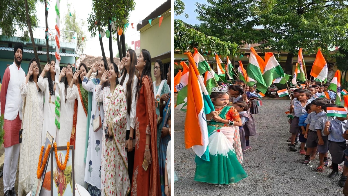 बच्चों की रंगारंग प्रस्तुतियों ने मोहा मन: हैप्पी स्कूल में रोटरी क्लब ऑफ रायपुर कॉस्मो डिवॉज़ ने मनाया स्वतंत्रता दिवस