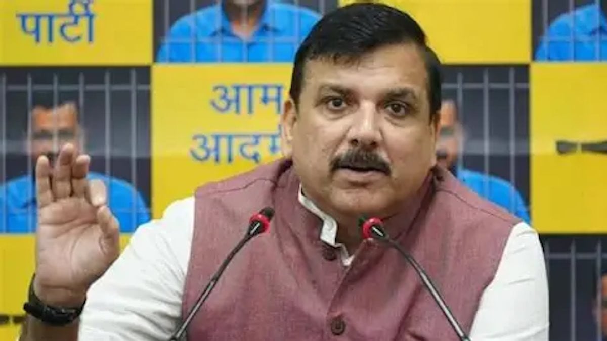 AAP सांसद संजय सिंह का बड़ा हमला, कहा- मोदी जी चला रहे हैं छत्तीसगढ़ की सरकार, प्रदेश के अंदर चलाया जा रहा है पैसा कानून…