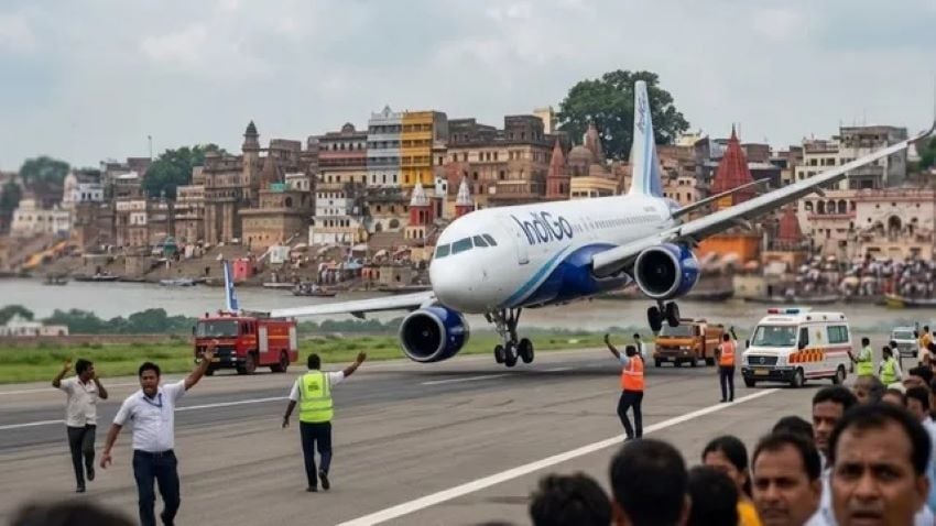 हादसा होते-होते बचा! वाराणसी एयरपोर्ट पर इंडिगो फ्लाइट की लैंडिंग के दौरान मचा हड़कंप, बाल-बाल बचे 154 मुसाफिर