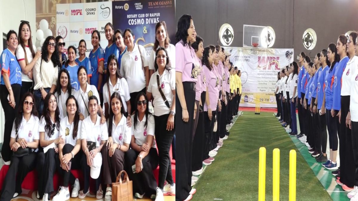 रोटरी क्लब ऑफ रायपुर कॉस्मो डिवाज ने किया WPL का आयोजन, चार क्लबों की महिला खिलाड़ियों ने दिखाया दम
