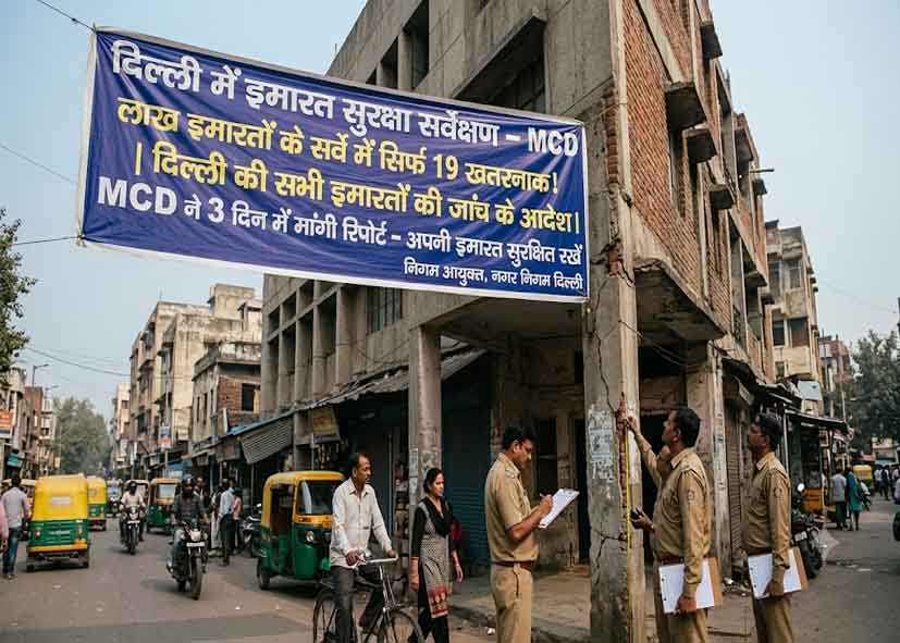 28 लाख इमारतों के सर्वे में सिर्फ 19 खतरनाक! PG हादसे के बाद MCD का बड़ा फैसला; 3 दिन में रिपोर्ट तलब