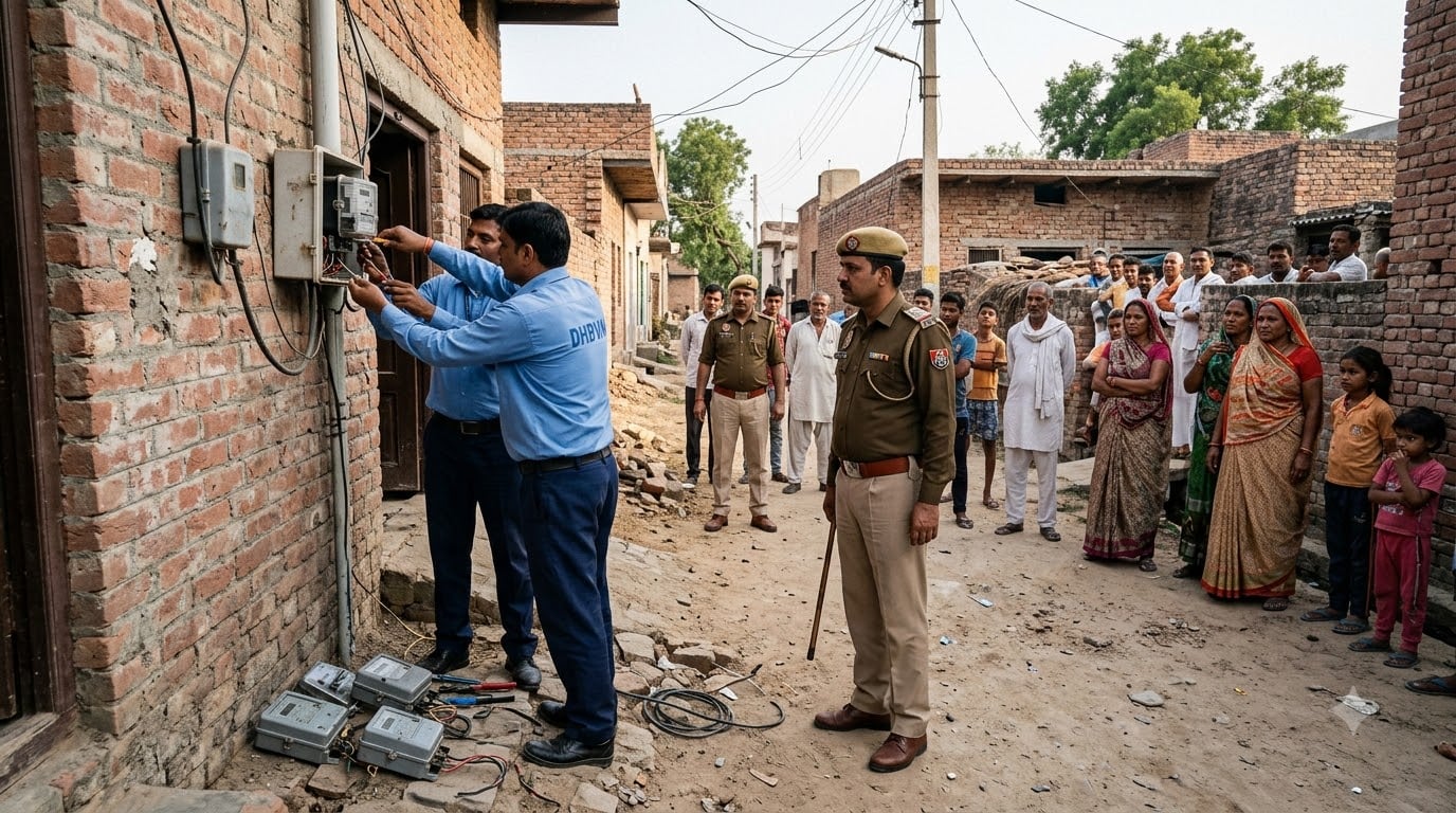 मीटर उखाड़ने पहुंची बिजली निगम की टीम पर अचानक हमला, एसडीओ का फोन छीना और फोरमैन को पीटा