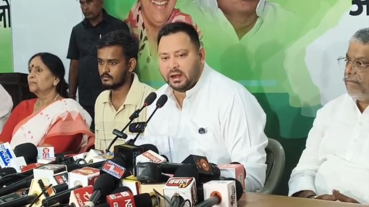 वैशाली यूट्यूबर गिरफ्तारी और आरक्षण पर तेजस्वी का सरकार पर हमला, नौवीं अनुसूची के मुद्दे पर घेरा