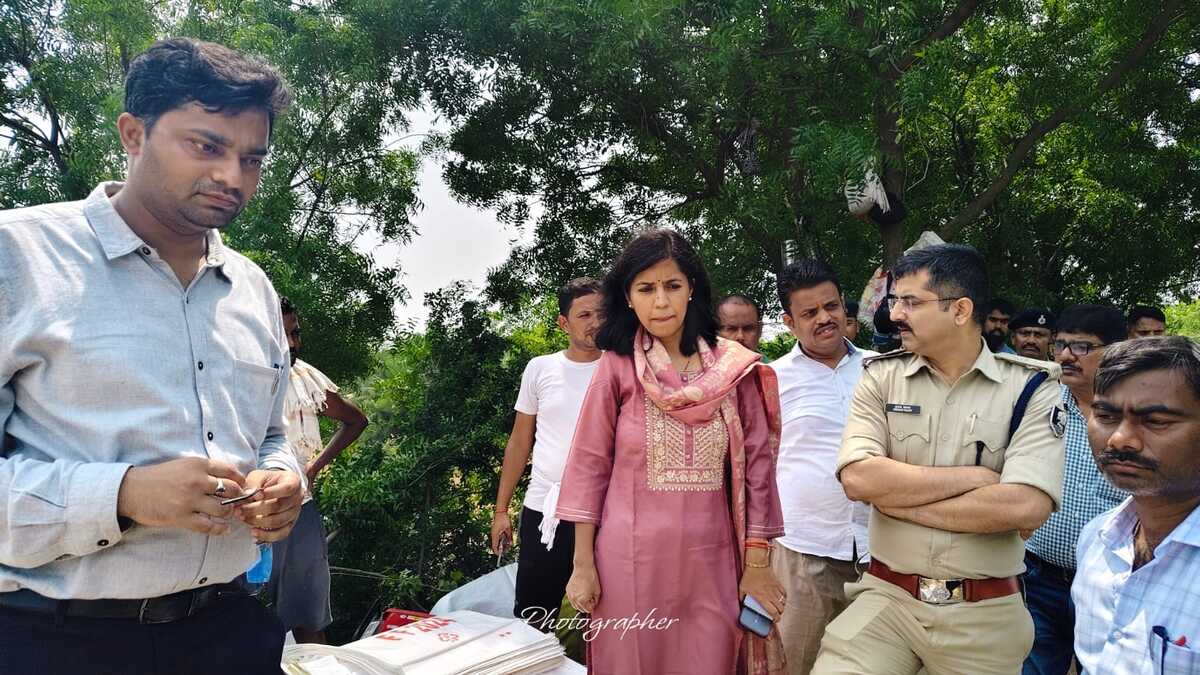 नालंदा में जीराइन नदी का तटबंध टूटने से हड़कंप, जिला प्रशासन की मुस्तैदी से टला बड़ा खतरा