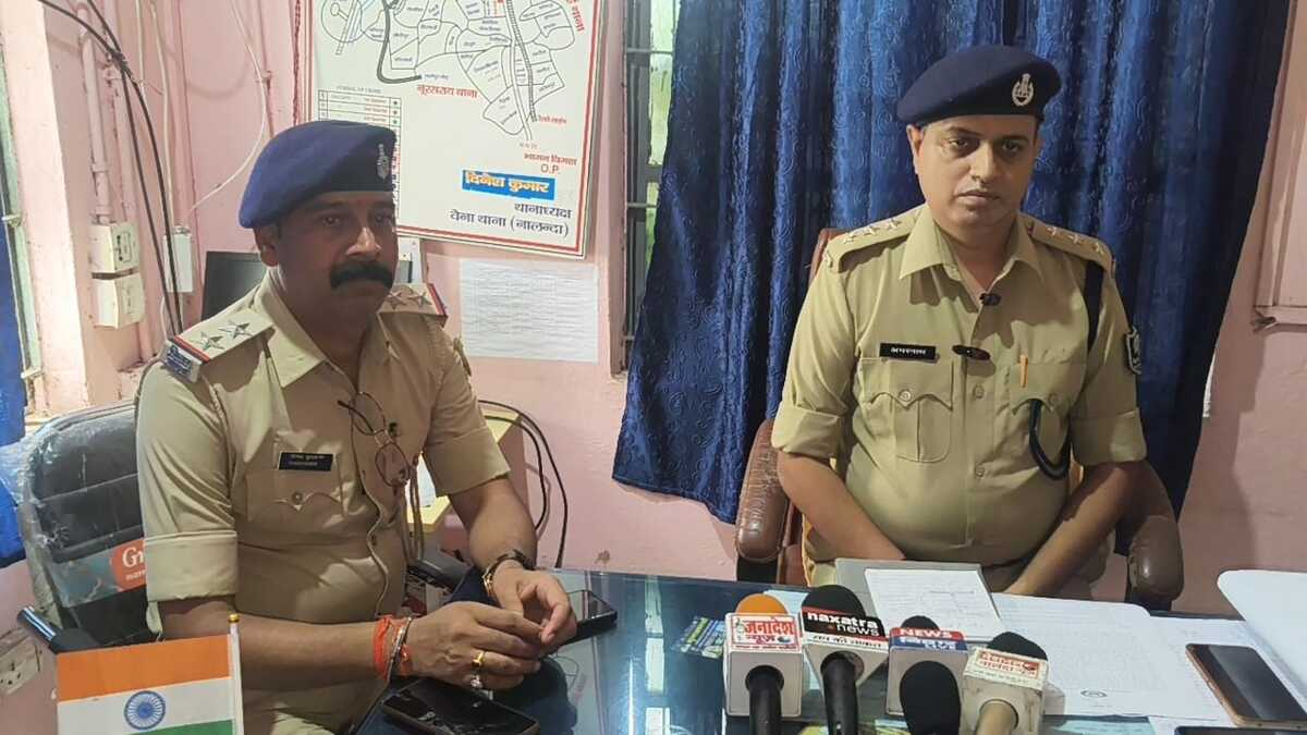 नालंदा में अवैध शराब के खिलाफ पुलिस की बड़ी कार्रवाई, 2 ट्रक और XUV जब्त, तस्कर फरार