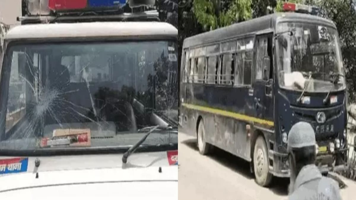 दरभंगा में पुलिस टीम पर हमला, शराब कारोबारी को छुड़ाने के लिए ट्रैक्टर और जेसीबी का इस्तेमाल