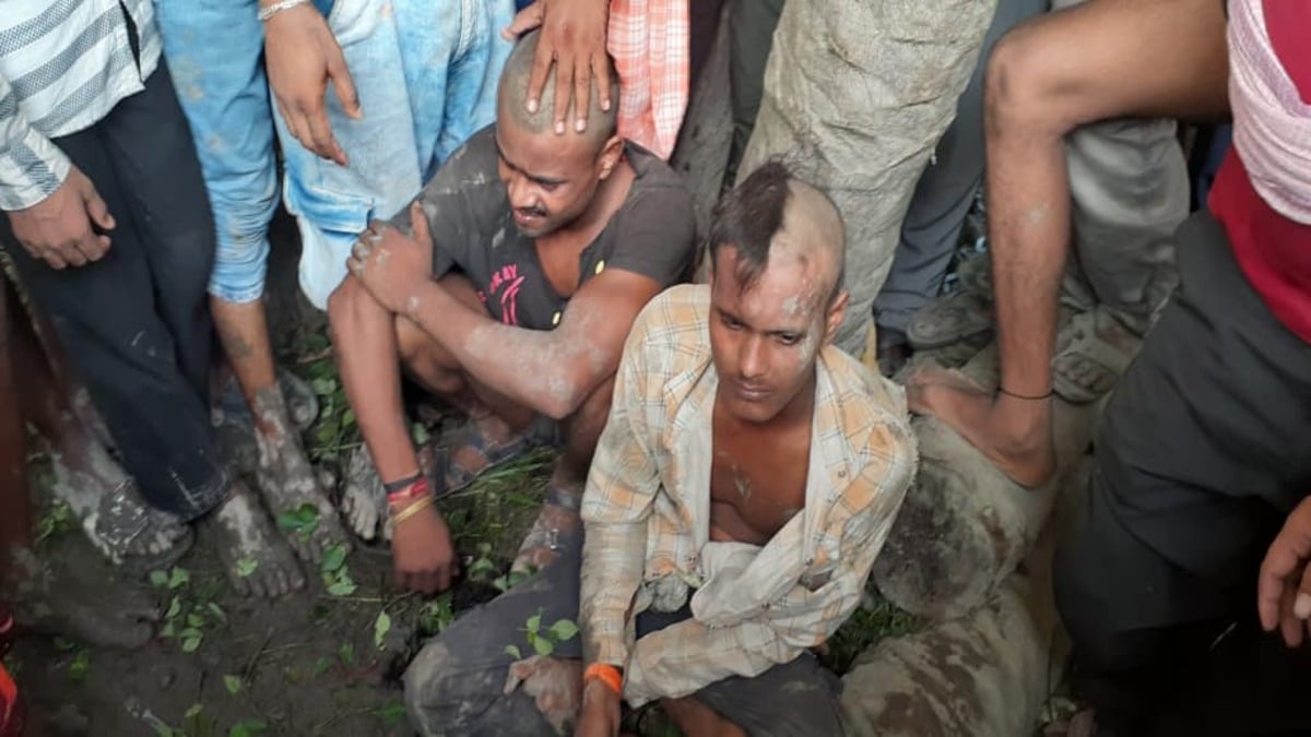 महिला का सोने का चैन झपटने वाले दो शातिर धराए, ग्रामीणों ने पेड़ से बांधकर सिर मुंडवाया