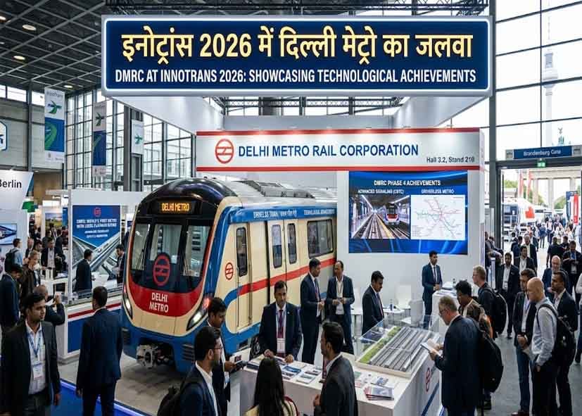 बर्लिन में दिल्ली मेट्रो का जलवा, InnoTrans 2026 में DMRC दिखाएगा तकनीकी उपलब्धियां