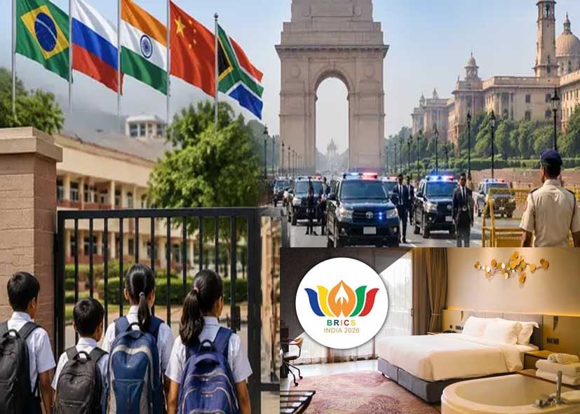 BRICS समिट से दिल्ली में कई बदलाव, होटल महंगे और स्कूल बंद; GST काउंसिल की बैठक भी टली