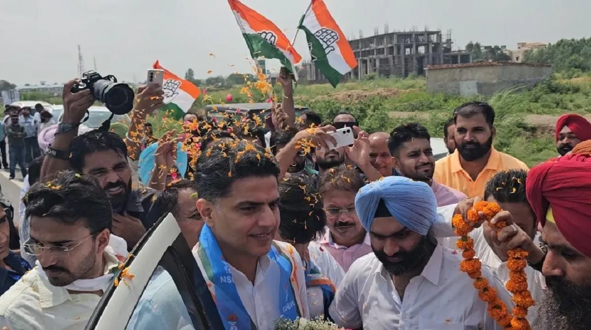 पंजाब कांग्रेस में पायलट के पहले दौरे पर दिखा जोश, लालड़ू में 500 से ज्यादा कार्यकर्ताओं ने किया स्वागत
