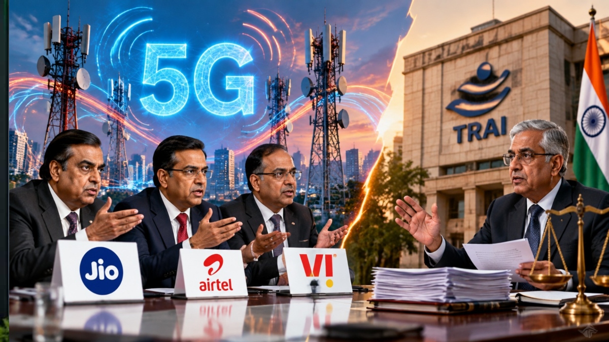 5G के नए नियम पर Jio, Airtel और Vi का विरोध, TRAI से भिड़ीं टेलीकॉम कंपनियां