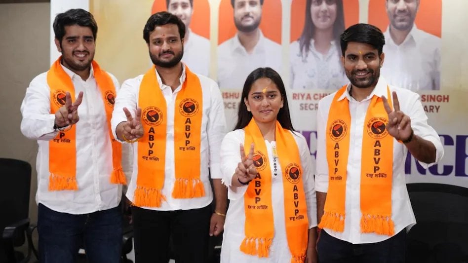DUSU Election: ABVP ने अध्यक्ष, सचिव और संयुक्त सचिव पद पर दर्ज की जीत, निर्दलीय दीपांशु शौकीन बने उपाध्यक्ष