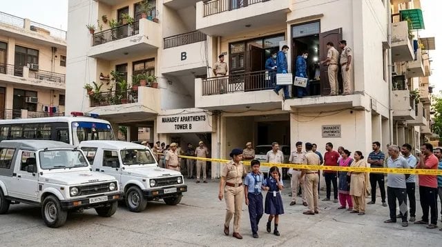 नरेला में दिल्ली पुलिस हेड कांस्टेबल और पत्नी की संदिग्ध मौत, फ्लैट में मिले शव
