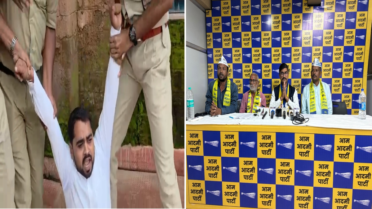 सड़क, शराब और किसानों के मुद्दे पर AAP की PC: जानिए क्या कुछ कहा