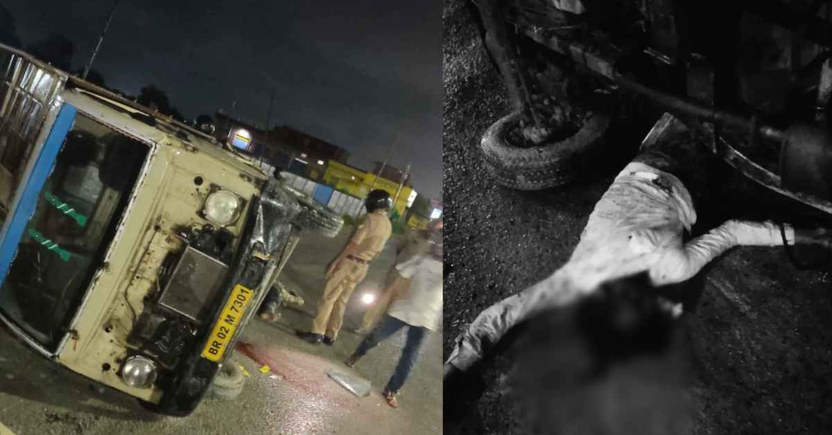 रफ्तार ने रोक दी सांसेंः नेशनल हाइवे पर अनियंत्रित होकर पिकअप पलटा, चालक की हालत देख कांप उठी रूह