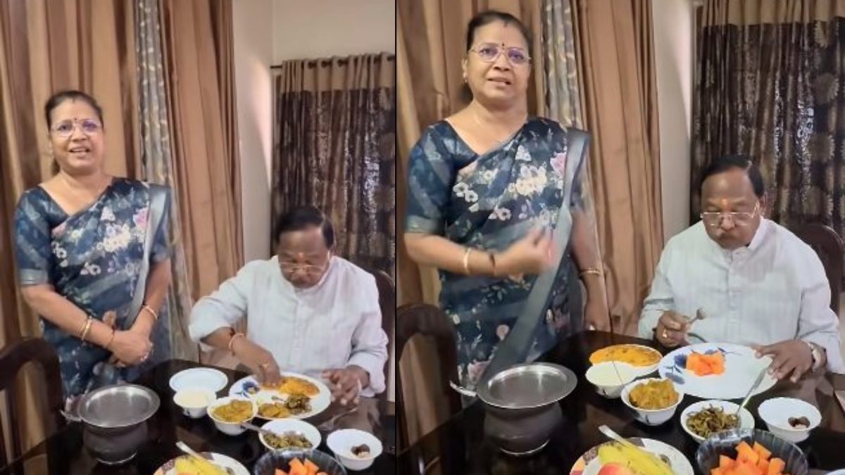 मंत्री रामविचार नेताम की पत्नी बनीं ब्लॉगर, पति को कराया देसी नाश्ता, स्वाद लेते हुए मंत्री बोले- वाह… देखें वीडियो