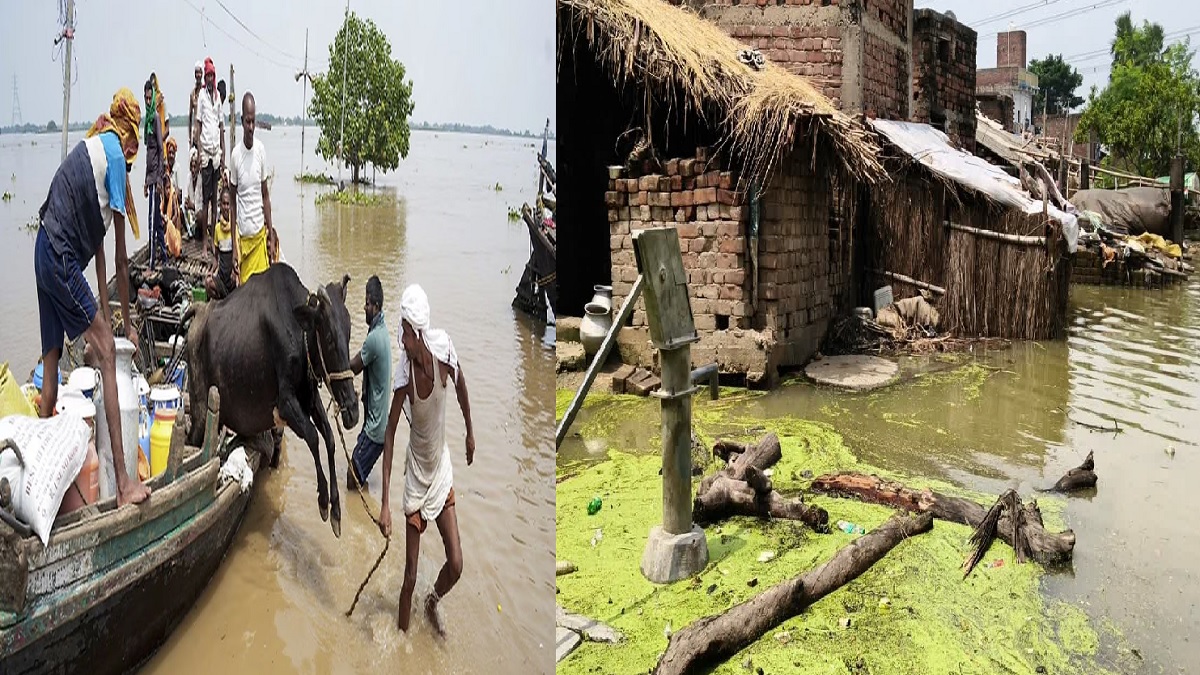बिहार में बाढ़ से हाहाकार: कहीं टूटा बांध तो कहीं डूबी सड़कें, 5 लोगों की डूबकर मौत