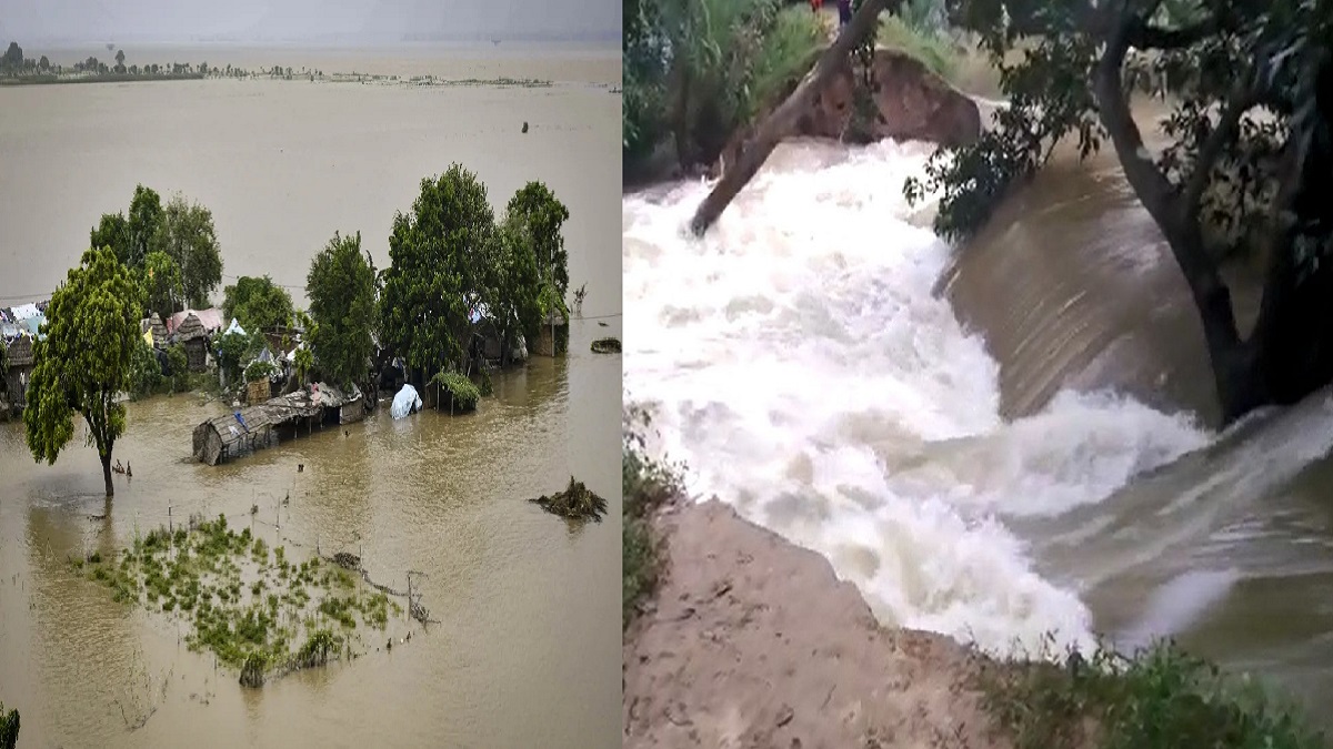 बिहार में नदियों ने धारण किया रौद्र रूप, पुनपुन का रिंग बांध टूटा, पटना पर मंडराया बाढ़ का खतरा