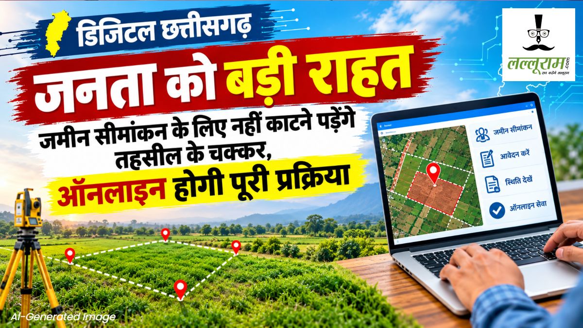 जनता को बड़ी राहत : जमीन सीमांकन के लिए नहीं काटने पड़ेंगे तहसील के चक्कर, ऑनलाइन होगी पूरी प्रक्रिया