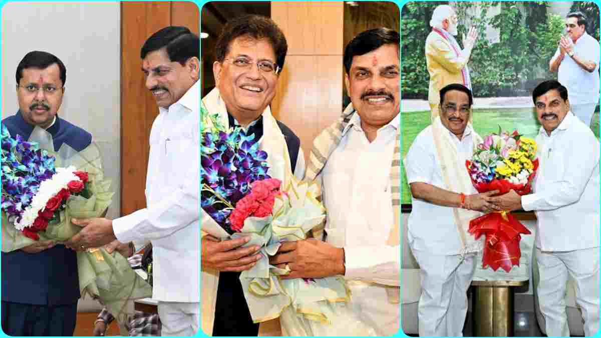 CM डॉ. मोहन का दिल्ली दौरा: BJP अध्यक्ष समेत केंद्रीय मंत्रियों से की मुलाकात, MP में निवेश और निवेश भावनाओं पर हुई चर्चा