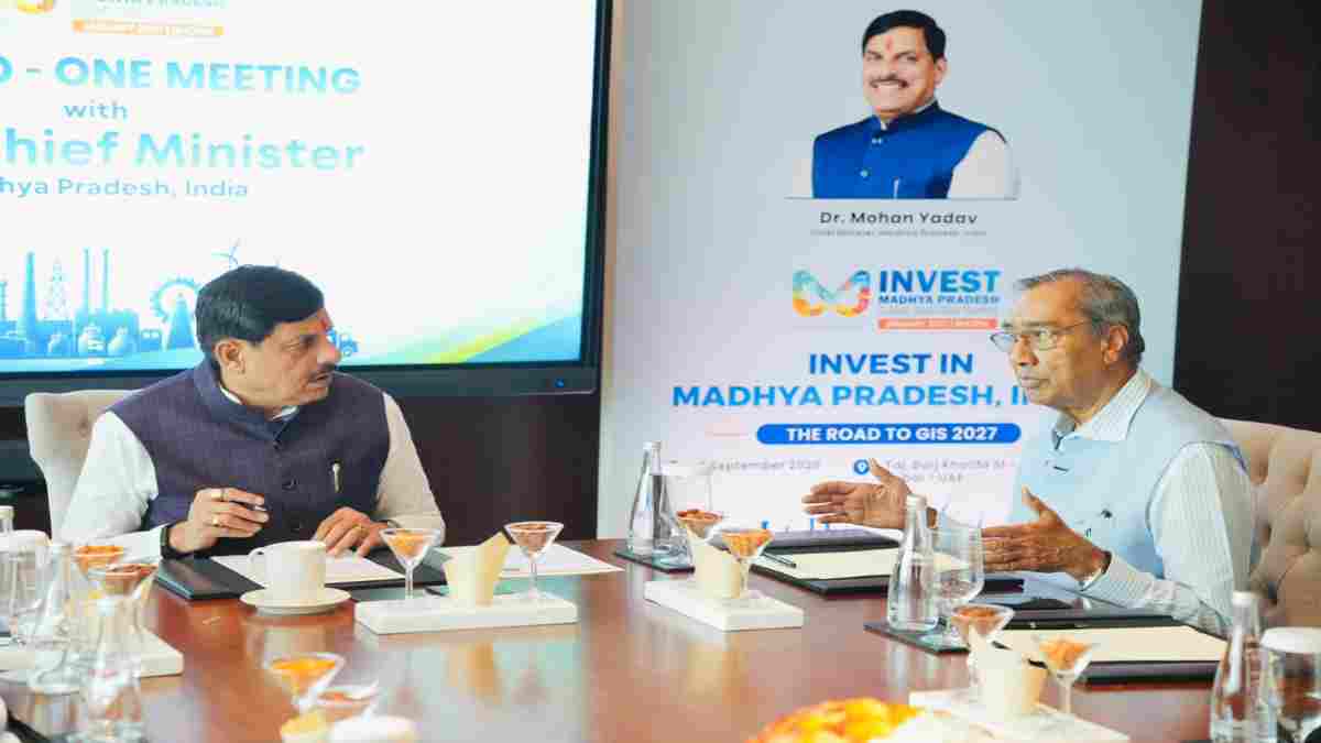 AIM Congress-2026: CM डॉ. मोहन यादव ने की शराफ ग्रुप के प्रेसिडेंट के साथ मीटिंग, एमपी के शिपिंग-लॉजिस्टिक्स में मिल सकता है सपोर्ट