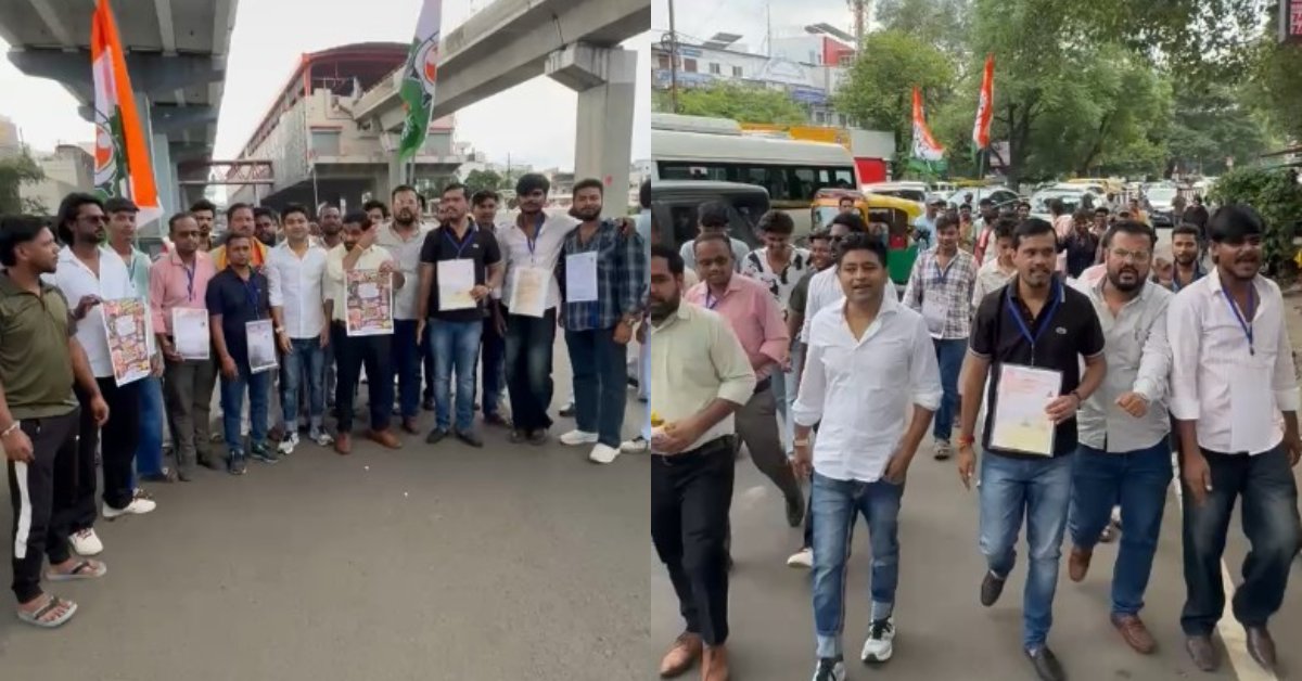 गले में डिग्री टांगकर जलाए दीये… PM के जन्मदिन पर यूथ कांग्रेस ने भोपाल में मनाया ‘राष्ट्रीय बेरोजगार दिवस’