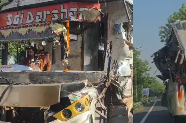 गुजरात के वडोदरा एक्सप्रेसवे पर भीषण हादसा: सूरत-राजस्थान बस-ट्रक टक्कर में 5 की मौत
