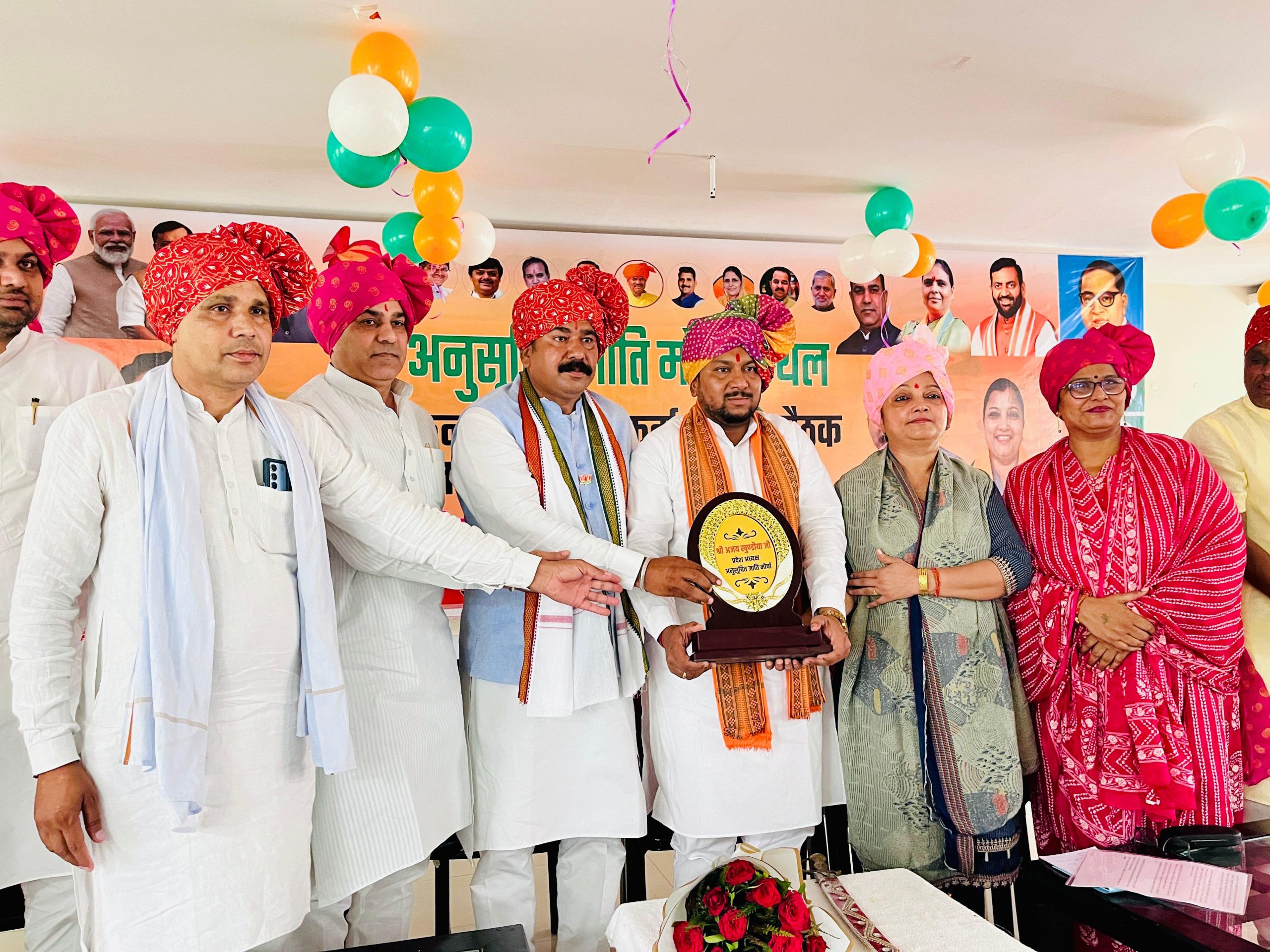 कैथल में भाजपा एससी मोर्चा प्रदेश अध्यक्ष अजय खुंडिया का भव्य स्वागत, संगठन को बूथ स्तर तक मजबूत करने का संकल्प