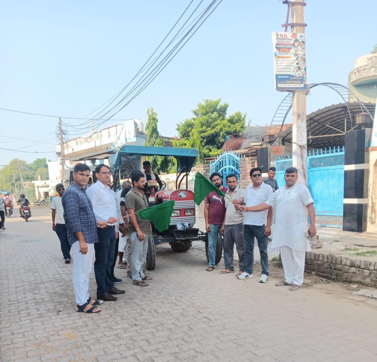 स्वच्छता की ओर दिनोद का बड़ा कदम, अब हर घर से उठेगा कचरा; सरपंच जयभगवान ने दिखाई हरी झंडी