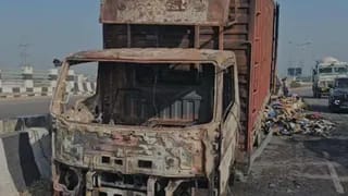 राजपुरा-पटियाला हाईवे पर चलते कैंटर में भीषण आग, 21 वर्षीय ड्राइवर बुरी तरह झुलसा; हालत नाजुक