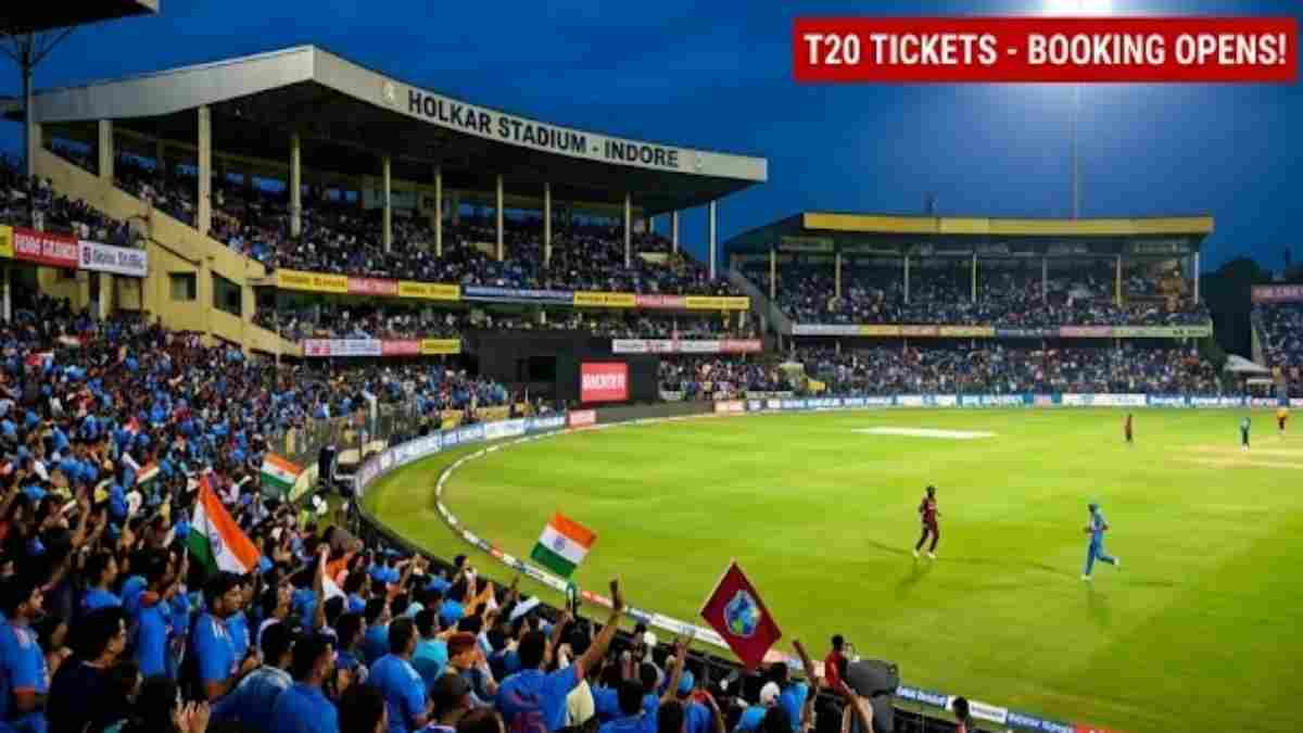 Indore IND vs WI T20 Match Tickets: इंदौर में भारत-वेस्टइंडीज T20 मैच का बढ़ा खुमार; सामान्य टिकटों की बिक्री शुरू, ऐसे करें ऑनलाइन बुकिंग