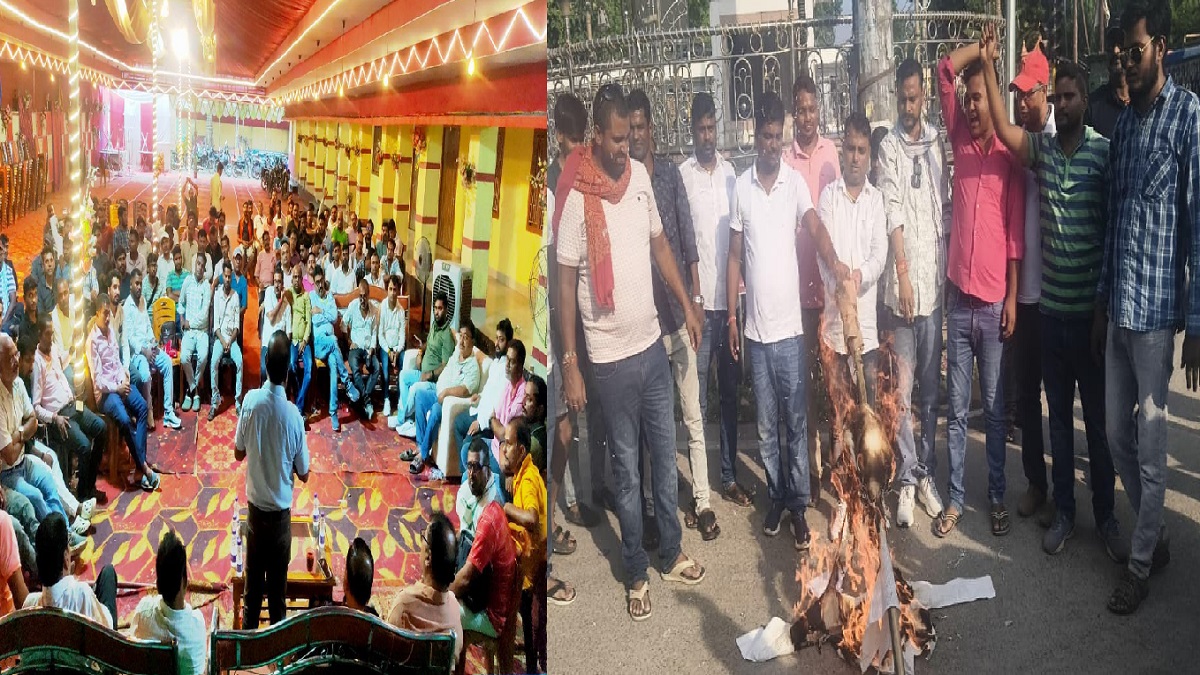 सहरसा में पत्रकार से मारपीट पर भड़का आक्रोश, सिविल सर्जन का पुतला फूंका, कल सड़क पर उतरेंगे पत्रकार