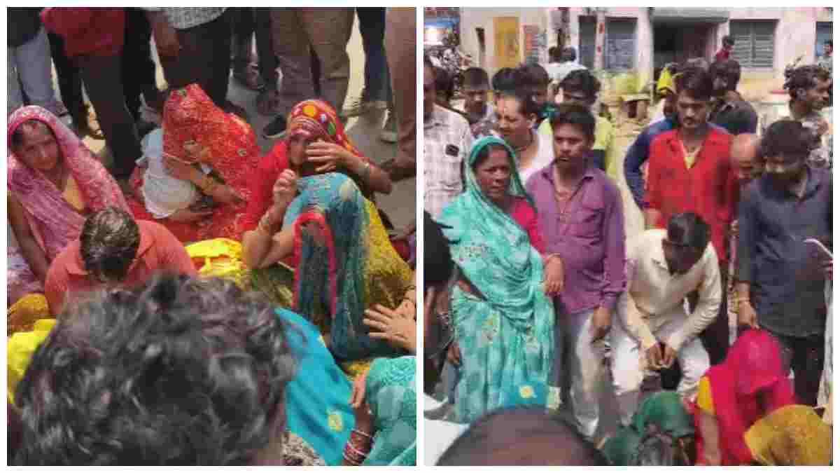 चलती वैन का दरवाजा खुलने से गिरा मासूम: अस्पताल में मौत, आक्रोशित ग्रामीणों ने किया चक्का जाम