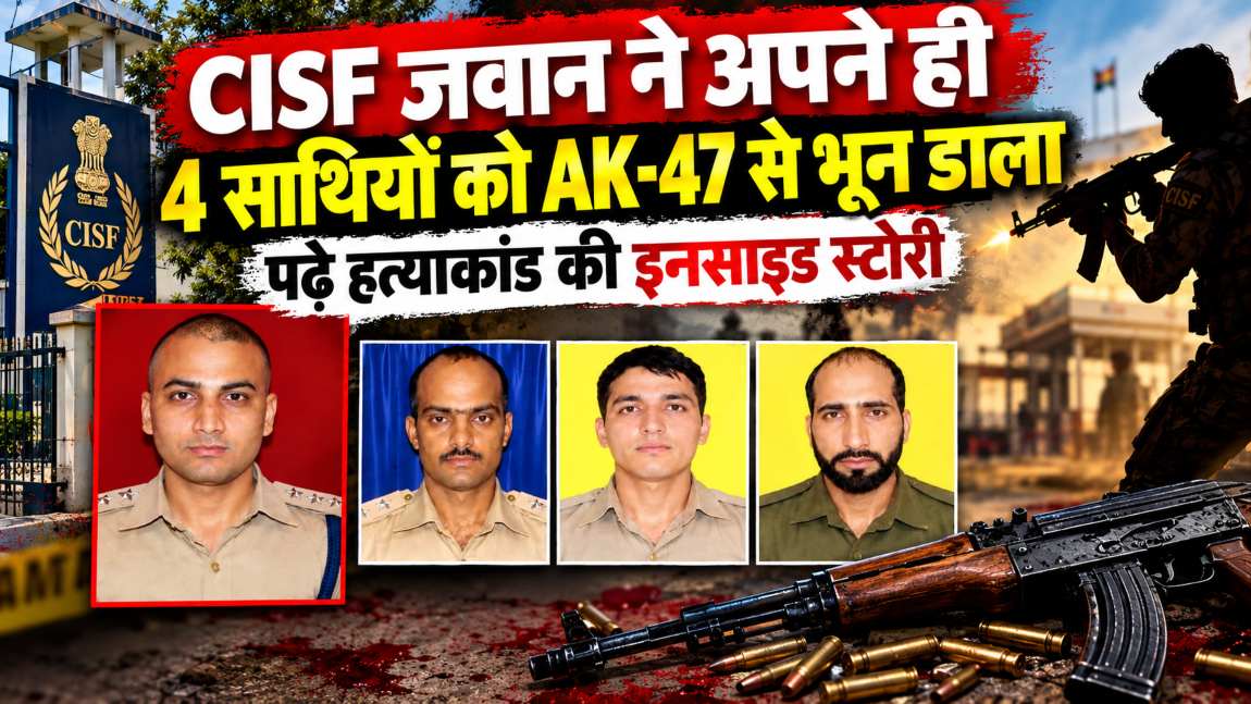 पति-पत्नी और बच्चा… CISF जवान ने अपने ही 4 साथियों को AK-47 से भून डाला, पढ़े इस हत्याकांड की इनसाइड स्टोरी