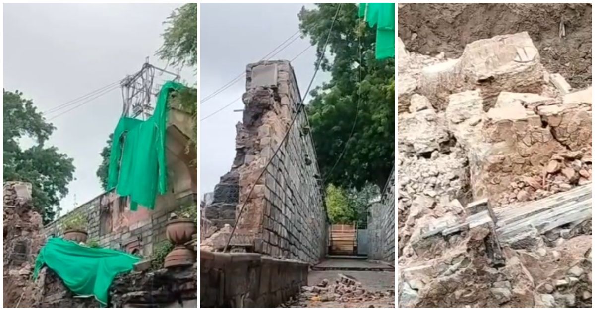उज्जैन में गहरी खुदाई ने ढहाया इतिहास! बिना सपोर्ट छोड़ा अति प्राचीन ‘महाकाल द्वार’ भरभरा कर गिरा